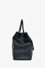 Fendi Navy Leather Medium 2Jours Tote With Strap