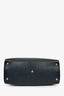 Fendi Navy Leather Medium 2Jours Tote With Strap