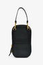 Prada Black Saffiano Leather Crossbody Phone Pouch