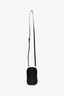 Prada Black Saffiano Leather Crossbody Phone Pouch