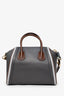 Givenchy Grey/Brown Leather Small Antigona Top Handle With Strap