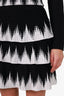 Maje Black/White Ruffled Mini Skirt Size 1