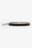 Hermès Sterling Silver Black Leather Kelly H Cadena Bangle Bracelet