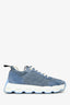 Hermès Blue Nylon/Suede Leather Impulse Sneakers Size 38