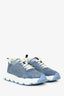 Hermès Blue Nylon/Suede Leather Impulse Sneakers Size 38