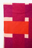 Hermès Orange/Purple Wool/Cashmere Colour Block Blanket