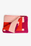 Hermès Orange/Purple Wool/Cashmere Colour Block Blanket