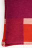Hermès Orange/Purple Wool/Cashmere Colour Block Pillow 50cm