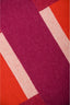 Hermès Orange/Purple Wool/Cashmere Colour Block Pillow 50cm