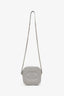 Pre-Loved Chanel™ 2021 Grey Lambskin Mini Octagon Camera Bag
