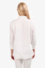 Marni White Cotton Flower Printed Button Down Shirt Size 42