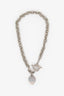 Tiffany & Co. Sterling Silver Heart Tag Toggle Choker Necklace