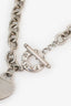 Tiffany & Co. Sterling Silver Heart Tag Toggle Choker Necklace