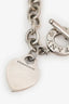 Tiffany & Co. Sterling Silver Heart Tag Toggle Choker Necklace