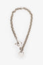 Tiffany & Co. Sterling Silver Heart Tag Toggle Choker Necklace