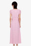 LoveShackFancy Pink Lillian Floral Puff Sleeve Dress Size 4
