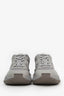 Gucci Grey Leather Interlocking G Sneakers Size 6.5 Mens