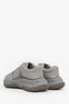 Gucci Grey Leather Interlocking G Sneakers Size 6.5 Mens