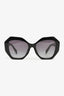 Prada Black 'Hexagon' Sunglasses
