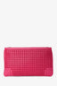 Christian Louboutin Pink Studded Loubi Clutch on Chain