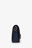 Christian Dior Navy Blue Grained Calfskin Medium Dio(r)evolution Flap Bag