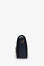 Christian Dior Navy Blue Grained Calfskin Medium Dio(r)evolution Flap Bag