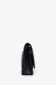 Pre-Loved Chanel™ 2015-16 Black Quilted Patent Leather Classic Wallet on Chain