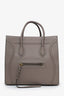 Celine Grey Grained Leather Phantom Luggage Handbag Bag