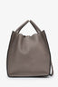 Celine Grey Grained Leather Phantom Luggage Handbag Bag