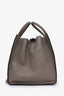 Celine Grey Grained Leather Phantom Luggage Handbag Bag