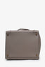 Celine Grey Grained Leather Phantom Luggage Handbag Bag