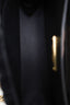 Miu Miu Black Velvet Crystal Buckle Flap Bag