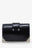 Prada Black Leather Cahier Chain Shoulder Bag