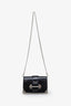 Prada Black Leather Cahier Chain Shoulder Bag
