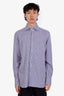 Tom Ford Purple Check Button Up Shirt Size XL Mens