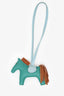 Hermès Green Leather Rodeo Charm