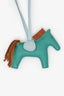 Hermès Green Leather Rodeo Charm
