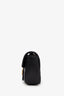 Gucci Black Leather GG Marmont Super Mini Crossbody Bag