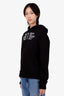 Burberry Black Cotton Logo Hoodie Size S