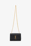 Saint Laurent Black Grained Leather Small Kate Bag
