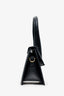 Jacquemus Black Leather 'Le Grand Chiquito' Shoulder Bag With Strap