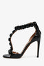 Alaïa Black Patent Pom Pom 'La Bombe 90' Heels Size 38.5