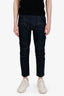 Balmain Dark Blue Moto Jeans Size 29 Mens