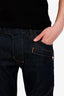 Balmain Dark Blue Moto Jeans Size 29 Mens