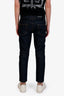 Balmain Dark Blue Moto Jeans Size 29 Mens