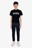 Balmain Dark Blue Moto Jeans Size 29 Mens