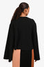 Ellery Black Vovo Thrumpet Long Sleeve Top Size 10