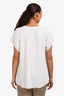 Ellery White Short Sleeve Top Size 8