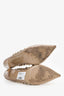 Valentino Nude Patent Leather Cage Rockstud Heels Size 39.5