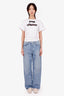 Agolde Light Blue High Waisted Wide Leg Jean Size 25